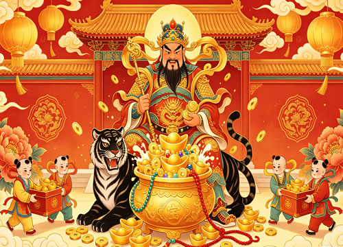 赵财神运财灯法